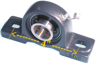 1 Inch ID Pillow Block Bearing