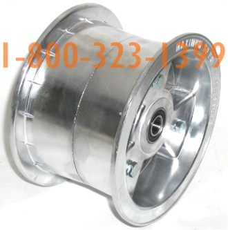6662 Rolling 6 inch Rim 4 inch Wide for 5/8 Axle