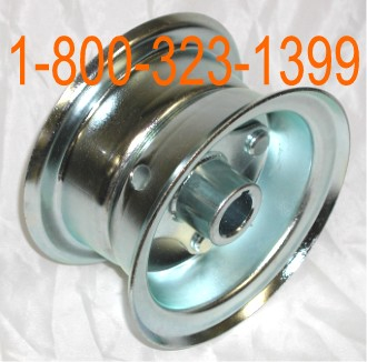 5 inch Wheel 3-1/2 inch Wide Live Axle Rim Assy