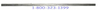 3/16x12" Axle Straight Key