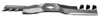 6478 Fits 36 Inch John Deere Rider Mulching Blade Replaces M122455