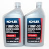 2 PK Kohler 10W30 Synthetic Blend 1 Quart Bottles