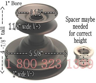 753-0631 Engine Pulley Kit-Rider