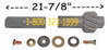 753-04517 Mtd Steering Shaft Kit