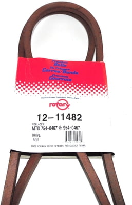 11482 Primary Drive Belt Compatible With MTD 954-0467 Toro 112-0301