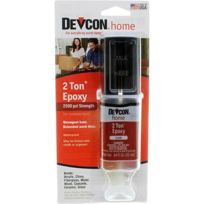 Devcon 31345 High Strength 2-Ton Crystal Clear Epoxy