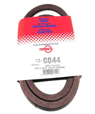 Free Shipping! 6844 Belt (5/8"X64") Compatible With MTD 754-0350, 954-0350