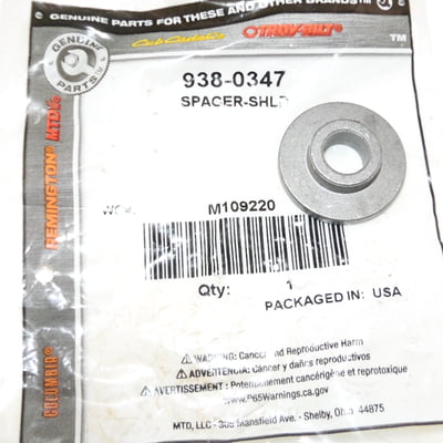 938-0347 Cub Cadet Shoulder Spacer