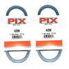 2Pk A20K/4L220K Pix Belt (1/2 X 22") Compatible With Troy Bilt 1710812,1710957, GW-9245