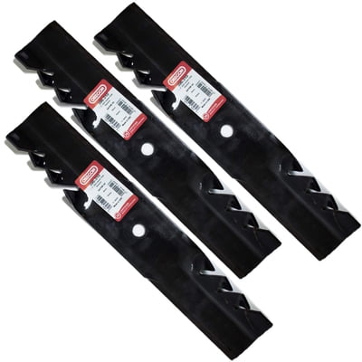 3Pk 596-310 Mulching Blades Compatible With Ferris 20843, 20843S, 5020843, 5020843S, 5020843X2, 5101986 & Exmark 103-2527, 103-6336, 103-6336-S, 103-6401, 103-6581, 103-6581-S, 103-6583, 103-6583-S, 103-6738 & More..