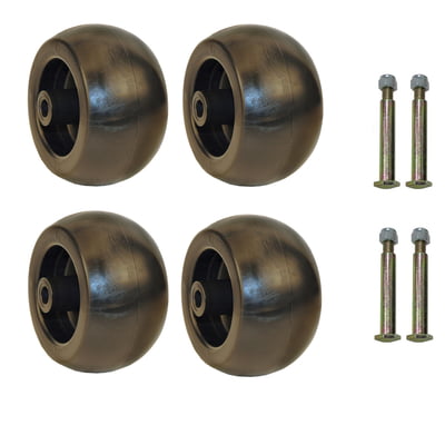 4pk 6916 5" Deck Wheels W/ Nuts & Bolts Compatible With Murray 92265 92683 John Deere M84690