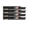 4 Pk 596-900 Superior Mulching Blades Compatible With Husqvarna / Craftsman 139775, 24676, 422719, 424752, 521981601, 531005085, , 532138498, 532138971, 532139775, 532422719, 532424752 & More