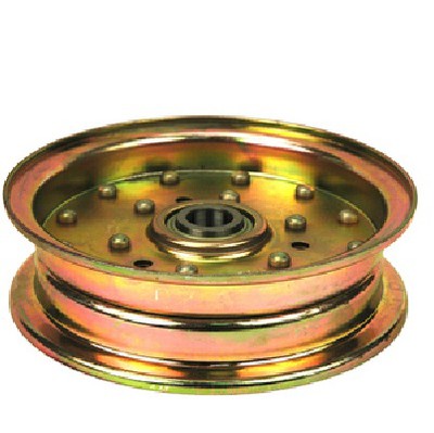 Free Shipping! 12473 Flat Idler Pulley Compatible With Craftsman 103257, Husqvarna 539103257