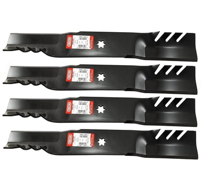 4Pk 598-629 G5 Gator Blades 42" MTD, Bolens, Craftsman, Cub Cadet, Troy Bilt 742-04087, 742-04308, 742-04312, 742-04360, 942-04087, 942-04308, 942-04312, 942-04360, 942-04360-0684, 942-04410, 942-04410-0684, 942-0616