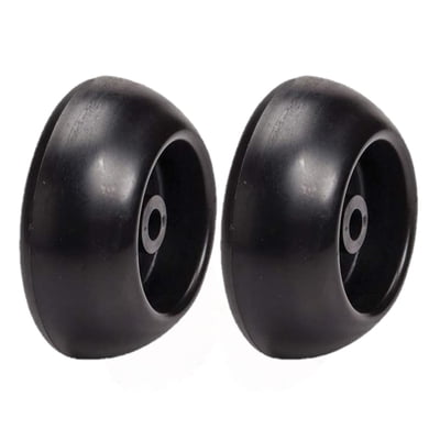 Free Shipping! 2Pk Quickieparts 72-312 Anti-Scalp Deck Wheels (5" X 2") Compatible With Craftsman / Husqvarna 165746, 532165746