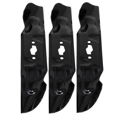 Free Shipping! 3Pk 742P05094 Ultra High-Lift S-Blades For Garden Tractors and and Zero-Turn Mowers W/ 50" Decks