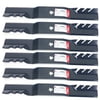 6Pk 595-605 Gator Blades For 54" Husqvarna / Craftsman 187254, 187255, 187256 & Ariens 21546235, 21546848