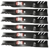 6Pk 598-629 G5 Gator Blades 42" MTD, Bolens, Craftsman, Cub Cadet, Troy Bilt 742-04087, 742-04308, 742-04312, 742-04360, 942-04087, 942-04308, 942-04312, 942-04360, 942-04360-0684, 942-04410, 942-04410-0684, 942-0616