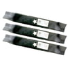 3Pk 6437 5 Point Star Blades Compatible With Craftsman / Husqvarna 152433, 152443, 163819, 532145708, 532152443