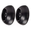 2Pk Quickieparts 72-312 Anti-Scalp Deck Wheels (5" X 2") Compatible With Craftsman / Husqvarna 165746, 532165746