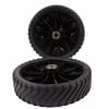 New 2Pk 753-08175 Original MTD (8" X 2") Wheels Compatible With 734-04014, 734-04014A, 734-04014B, & 734-04014C