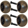 4Pk 6917 Deck Wheels (5 X 2-3/4?), Includes 4 Wheel Bushings, For Exmark 1-603299, 603299 Toro 1-603299, 68-2730 Kubota K5371-42110