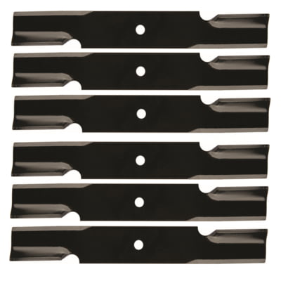 6Pk 91-637 (18”) Blades For 36” & 54” Bobcat, Ferris, Scag, Toro, John Deere, Snapper, Husqvarna & More