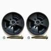 Free Shipping! 2 PK Deck Wheels W/ Nuts & Bolts Compatible With MTD 734-04155 Toro 112-0677