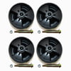 4PK Deck Wheels W/ Nuts & Bolts Compatible With MTD 734-04155 Toro 112-0677