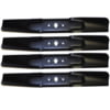 4Pk 13238 6 Point Star Blades For 46” MTD, Cub Cadet, Craftsman, Troy Bilt 742-04290, 942-04290, 942-04244A, 742-04244A