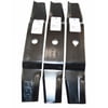 3PK 6081 Blades Compatible With Cub Cadet 742-3002, 942-3002. Fits 44" Cut Deck.