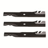 3Pk 496-399 Gator Blades (14-15/16") Compatible With 44" Dixon 13867, 13918, 13943, 13944, 13945, 13947, 17279, 17280, 17281, 539119836, 539119862