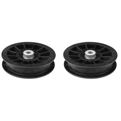 2Pk 12301 Flat Idler Pulley Compatible With Exmark & Toro 109-3397