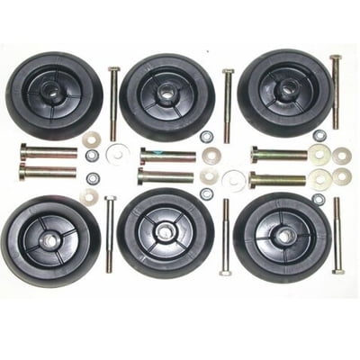 6PK 10301 Deck Wheel Kit W/Hardware Compatible With Exmark 103-7363, 109-9011