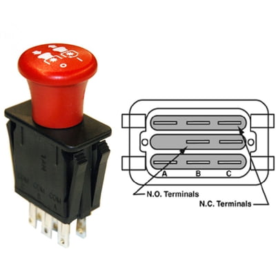 Free Shipping! 9657 PTO Switch Compatible With John Deere AM118802, AM119139 Exmark 1-633673, 103-5221 & More..