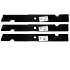 3Pk 10667 Blades Compatible With Exmark 103-2530, 103-2530-s & Toro 105-7718-03, 115-9649-03, 133-2127