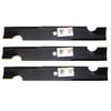 3Pk Of 2173 Heavy Duty Blades Compatible With 52" Exmark 1-303283, 103-6584-S, 1633482, 303283, 633482, 54" Bad Boy 038-3000-00, 038300000