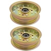 2Pk 280-815 Flat Idler Pulleys For Toro / Exmark 126-9197, 99-8912, 116-4669