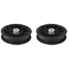 Free Shipping! 2Pk 12301 Flat Idler Pulley Compatible With Exmark & Toro 109-3397