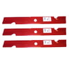 3PK 11224 Notched High Lift Blades Compatible With Exmark 103-6403, 103-64035