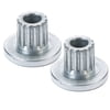 Free Shipping! 2Pk 48-235 Blade Splined Metal Bushings Compatible With Exmark 103-3037
