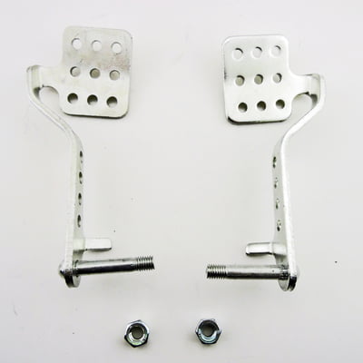 Free Shipping! Go Kart Brake & Throttle Pedals With Lock Nuts