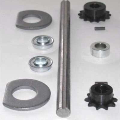 Complete Jackshaft Kit For 3/4 X 14" 40/41/420 Chain Go Kart Mini Bike