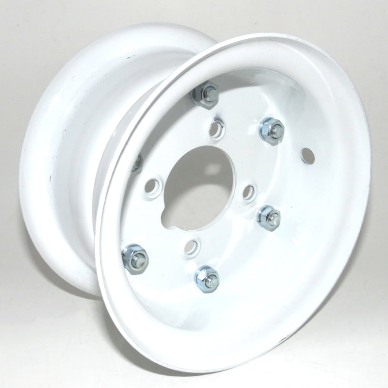7" x 5-1/4" Steel Split Rim 4-Bolt 110mm Circle Go Kart Drift Trike Utility NEW 