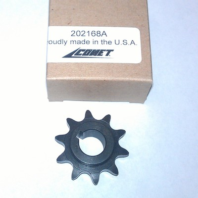 202168 Comet #40,41,420 10T 5/8 Bore Go Kart Jackshaft Sprocket