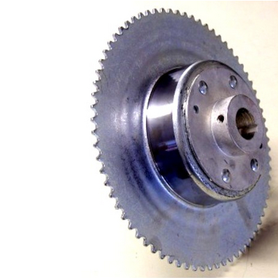 72 TOOTH FOR #35 CHAIN  WAO GO CART SPROCKET AND HUB FOR 1" AXLE A726 