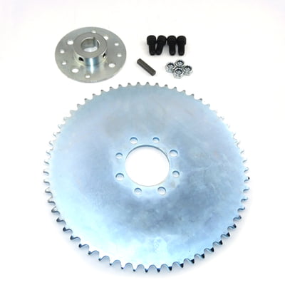 Free Shipping! #41, 60T Go Kart Sprocket With 1" Hub and Hardware