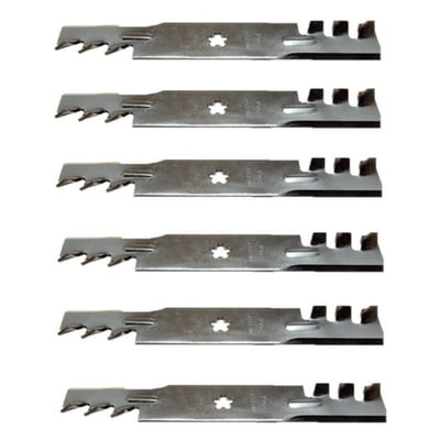 6PK 14208 Copperhead Mulcher Blades Compatible With Husqvarna 522037401