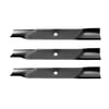 Free Shipping! 3Pk 12125 Blades 21In. X 5 Point Star Replaces Husqvarna 539-113312, 539113312
