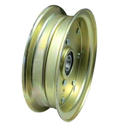 14100 Flat Idler Pulley (5-7/8") Compatible With Husqvarna 539-132728, 539112196, 539131148, 589766101